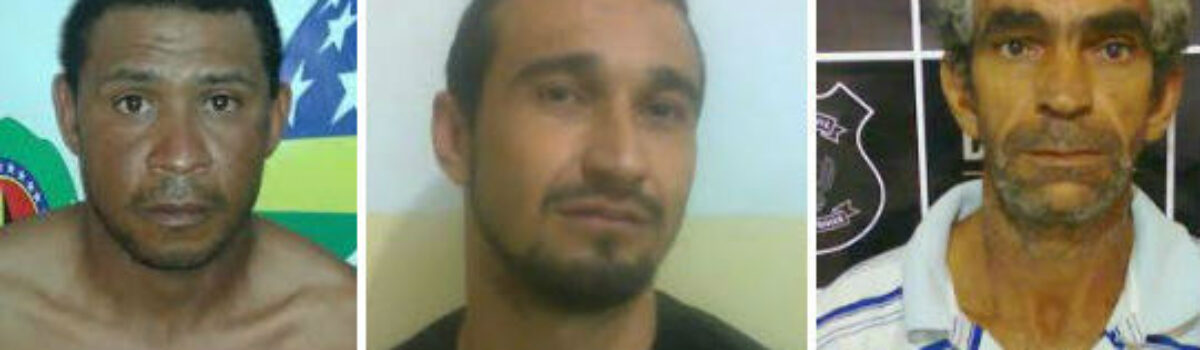 Policiais civis de Edéia prendem três foragidos da Justiça. Dois são suspeitos de homicídio