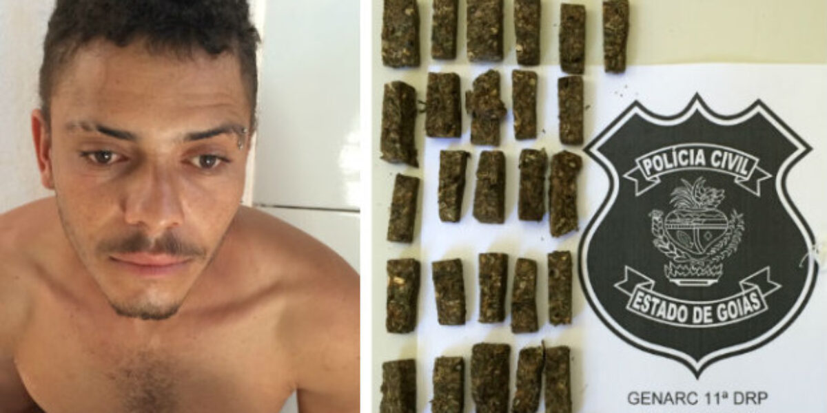 GENARC de Formosa prende traficante que guardava drogas na casa da mãe