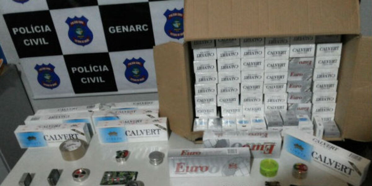 Polícia Civil de Posse apreende drogas, cigarros e munições em bares