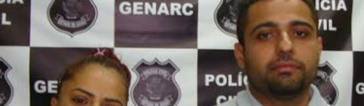 GENARC prende casal de traficantes em Caldas Novas. Investigações duraram 2 meses