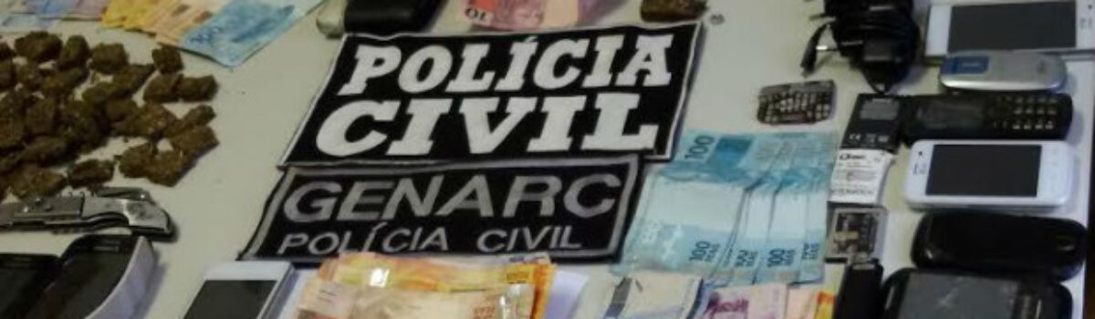 Operação em Goianésia retira quatro traficantes das ruas. Treze foram levados à delegacia