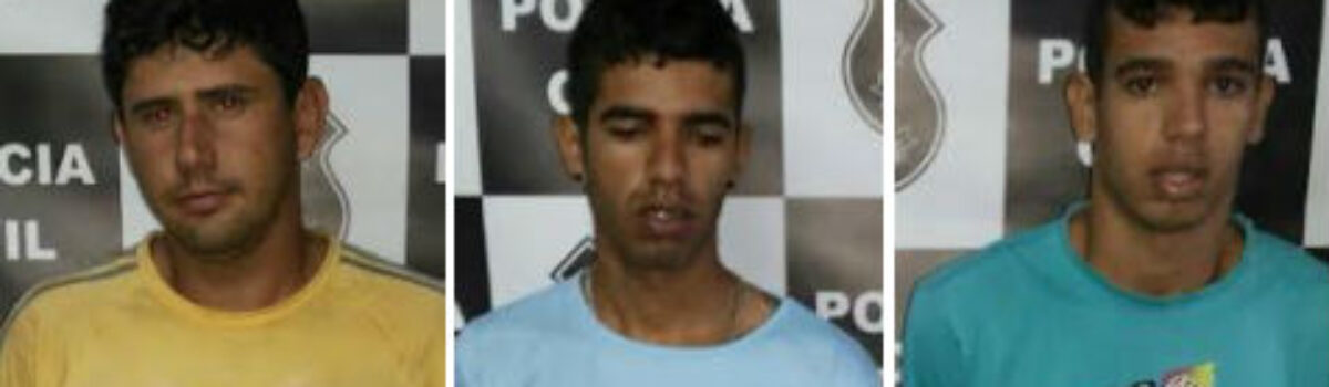 Suspeitos de homicídio são presos em Caldas Novas