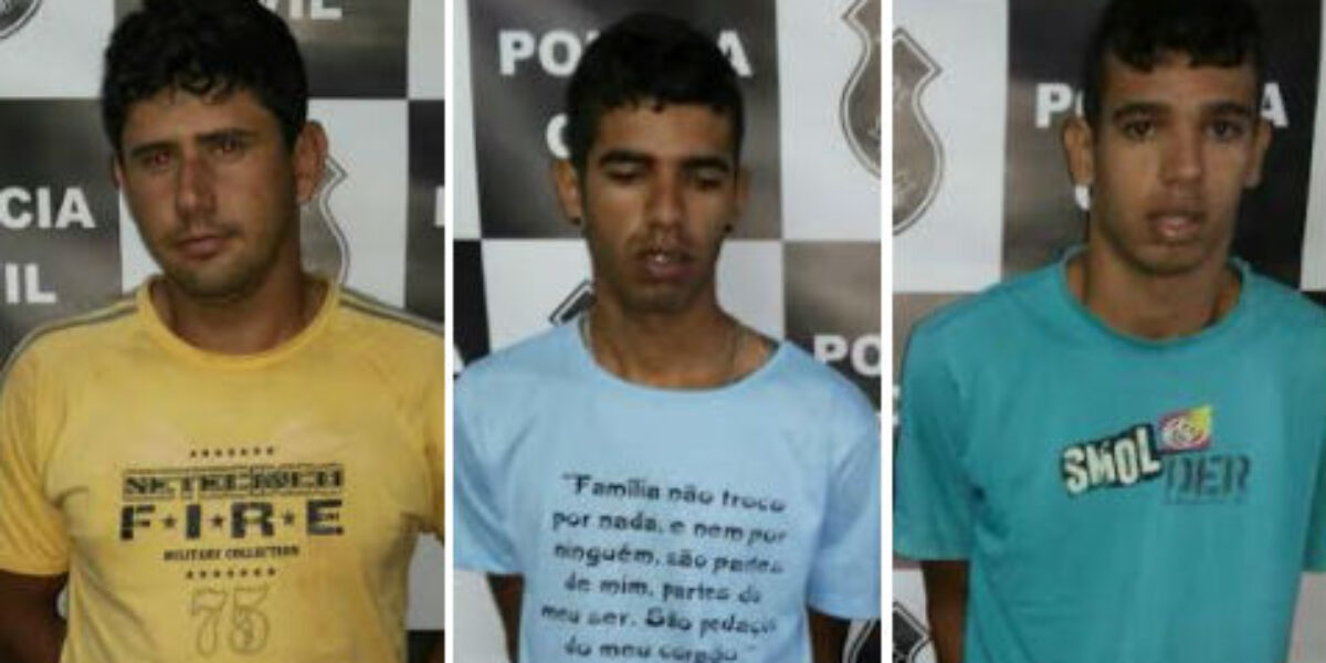 Suspeitos de homicídio são presos em Caldas Novas