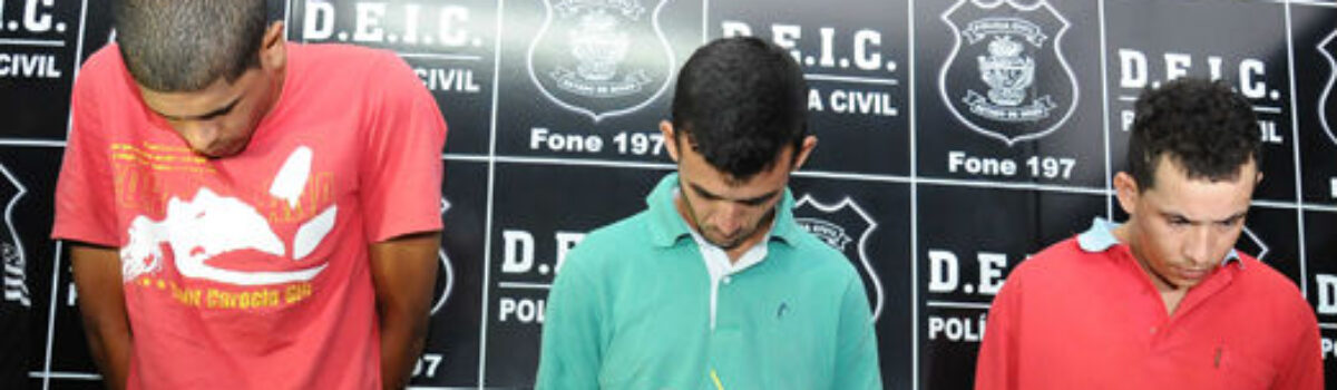 Polícia apresenta três suspeitos de sequestrar menino de 4 anos em Aparecida de Goiânia