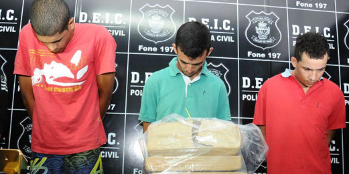 Polícia apresenta três suspeitos de sequestrar menino de 4 anos em Aparecida de Goiânia