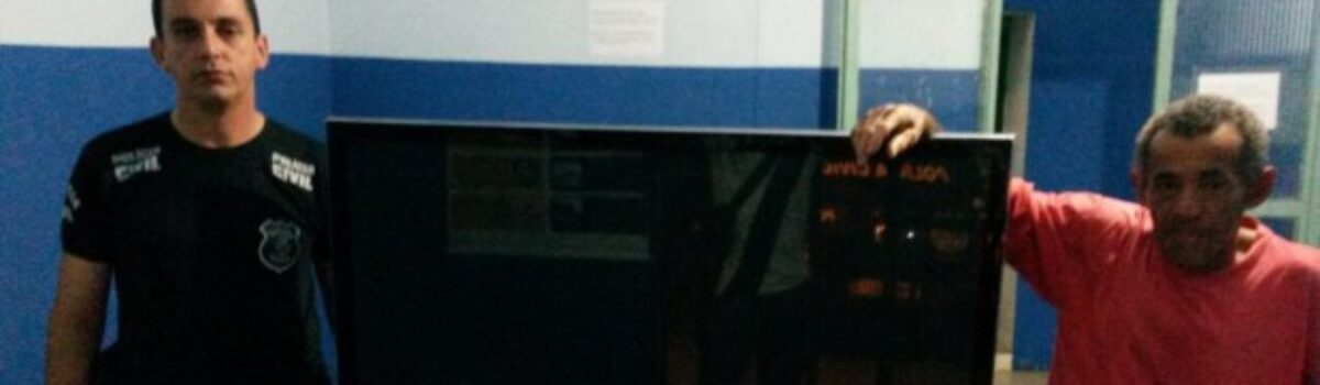 Televisor furtado é recuperado em Niquelândia