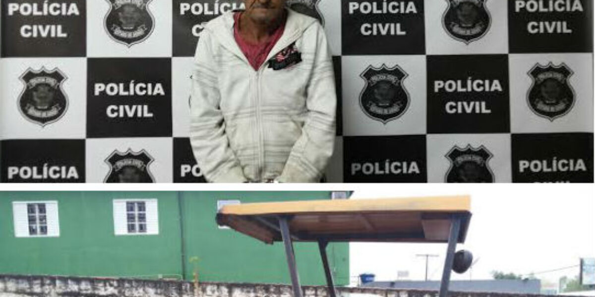 Preso em Caldas Novas suspeito de receptação de máquinas e implementos agrícolas