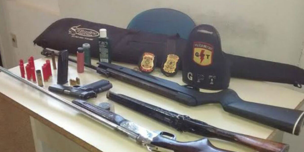 Fazendeiro é preso por posse ilegal de arma de fogo