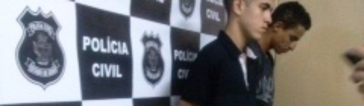 Dupla presa pela Polícia Civil ao tentar levar pães recheados com droga ao presídio de Caldas Novas