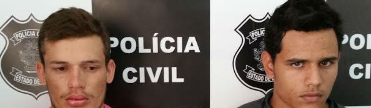 Primos suspeitos de homícidio são presos em Goiatuba