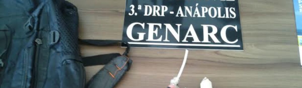 Irmãos são presos pelo GENARC de Anápolis portando explosivos