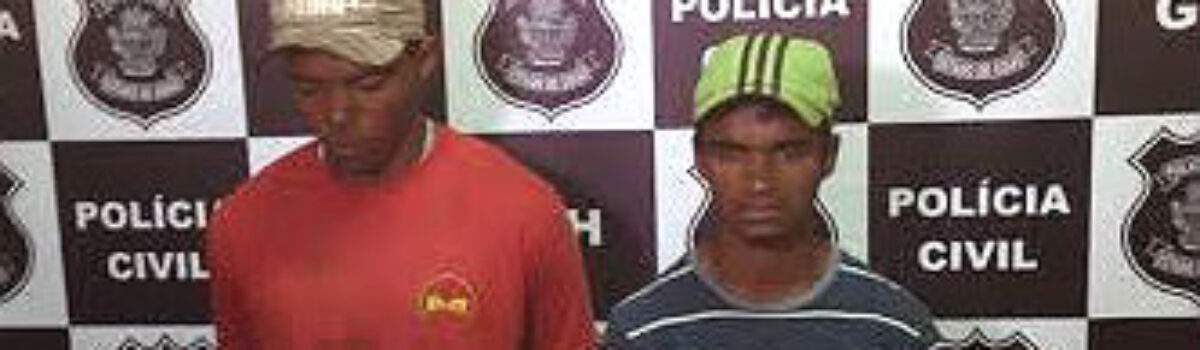 GIH de Luziânia prende dupla suspeita de assassinato por causa de uma bicicleta