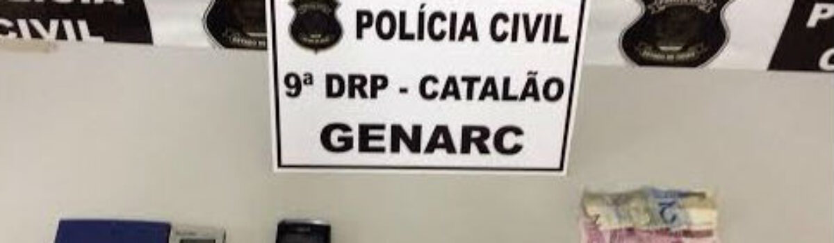 GENARC de Catalão flagra traficante no momento de venda de droga
