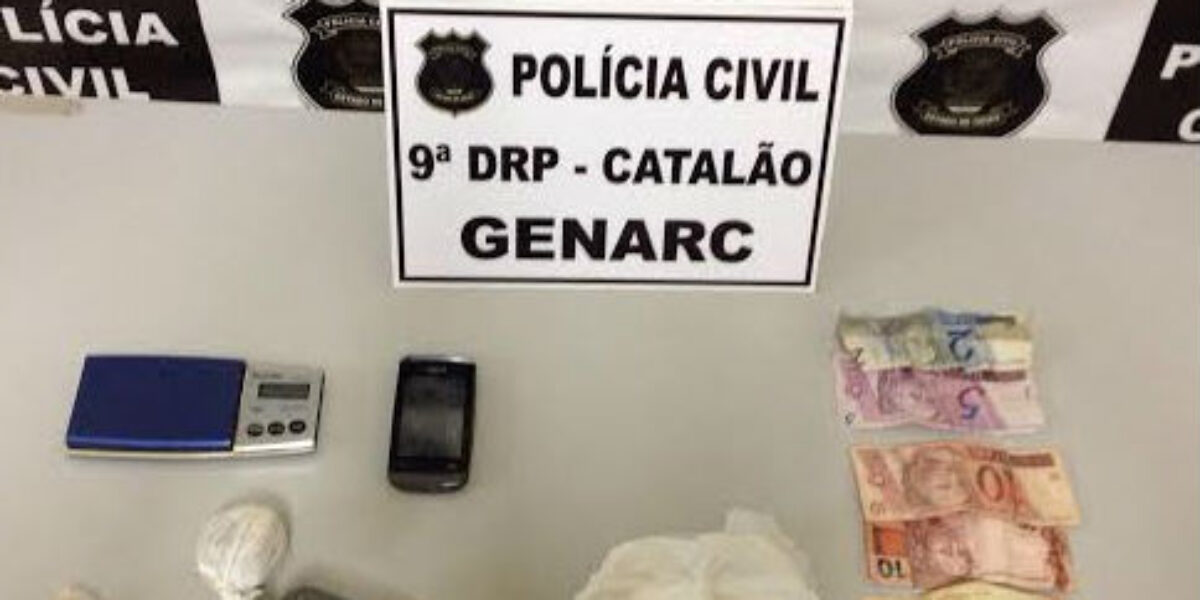 GENARC de Catalão flagra traficante no momento de venda de droga