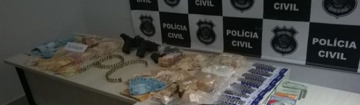 11 presos: Operação Policarpo desmancha quadrilha de tráfico de drogas em Goianira