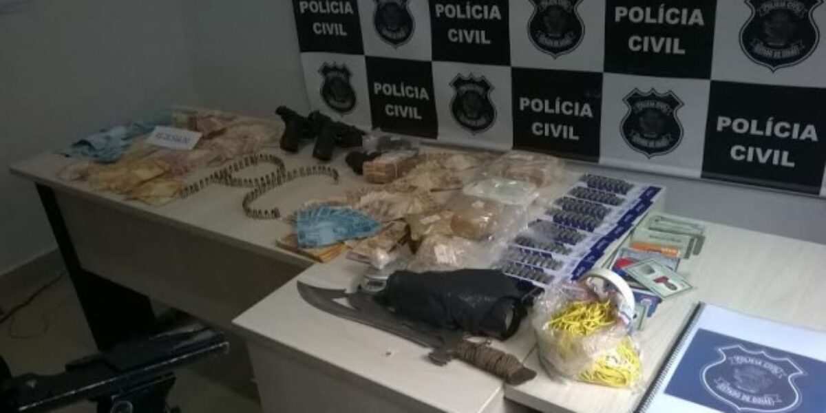 11 presos: Operação Policarpo desmancha quadrilha de tráfico de drogas em Goianira