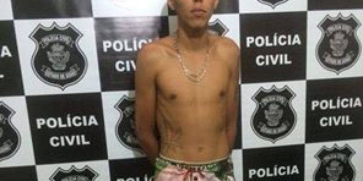 Jovem traficante, conhecido da polícia, é preso em Pires do Rio