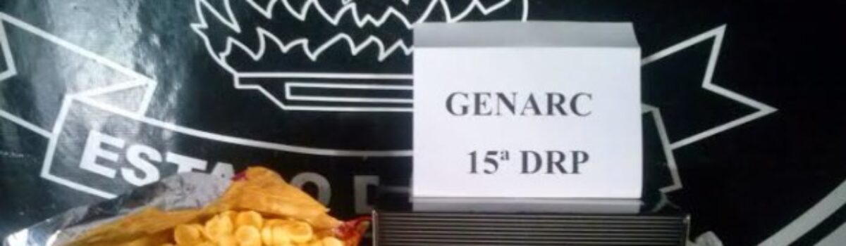 GENARC de Goianésia apreende “bebê do tráfico”. Droga estava em embalagem de salgadinhos