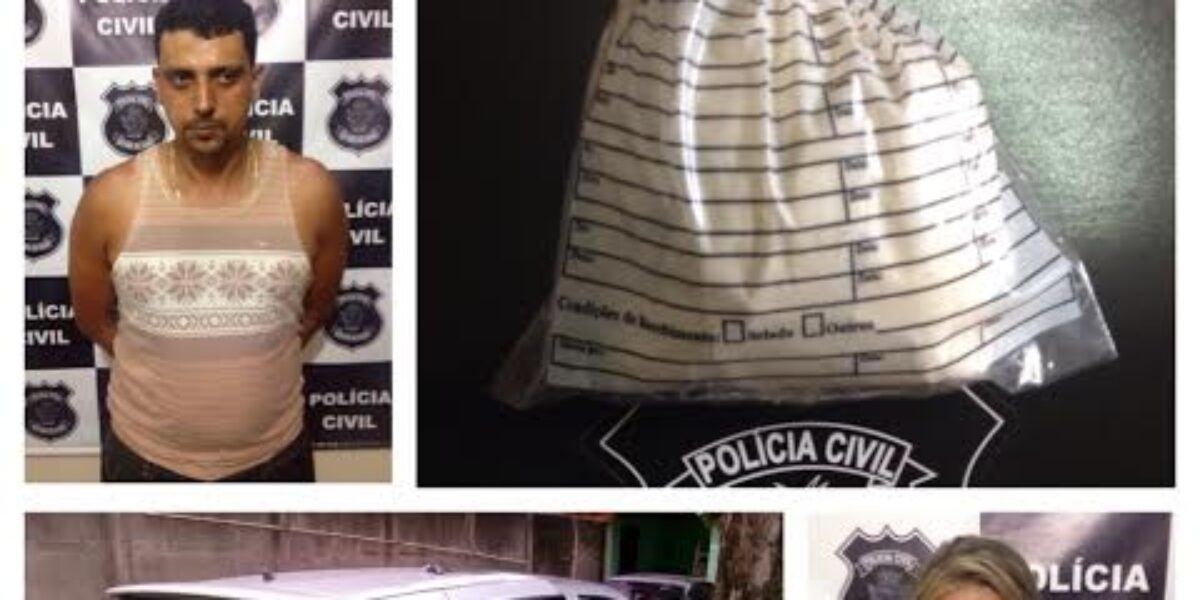 Casal de traficantes é preso ao chegar com drogas em Pontalina