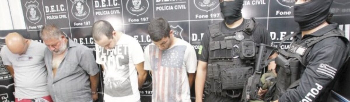 Polícia Civil: Grupo Antirroubo a Bancos prende grupo chefiada por preso do semiaberto