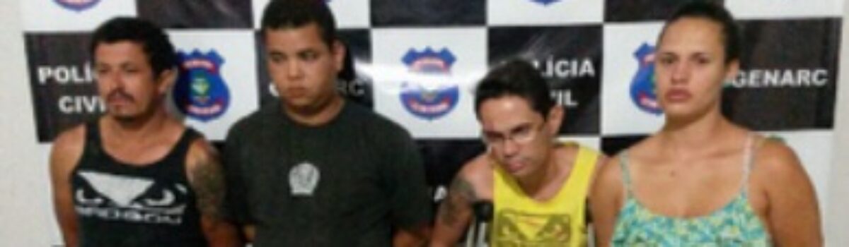 Policiais civis do GENARC de Posse prendem quatro por tráfico de entorpecentes