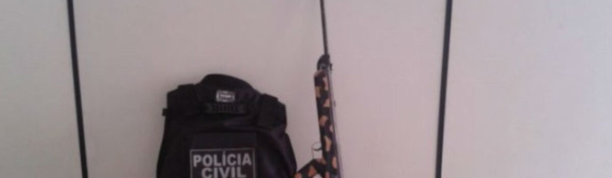 Polícia Civil de Mineiros apreende grande arsenal de armas e várias munições