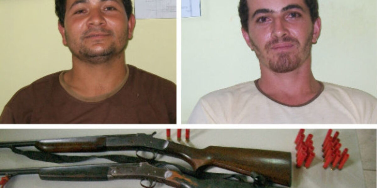 Dupla de irmãos suspeita de cometer homicídio em Novo Brasil é presa
