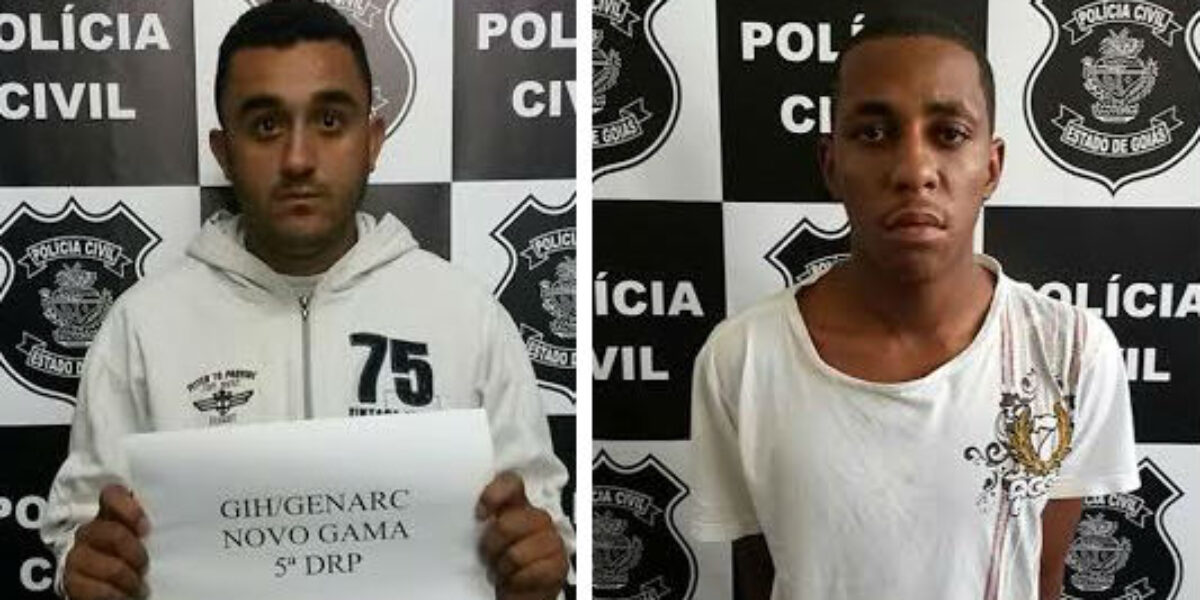 Policiais civis do GIH e GENARC do Novo Gama colocam mais dois atrás das grades