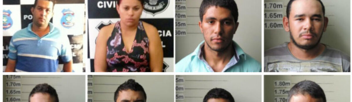 Arremate: Oito são presos, em Ipameri e Cristalina, por roubo de carga de agrotóxicos