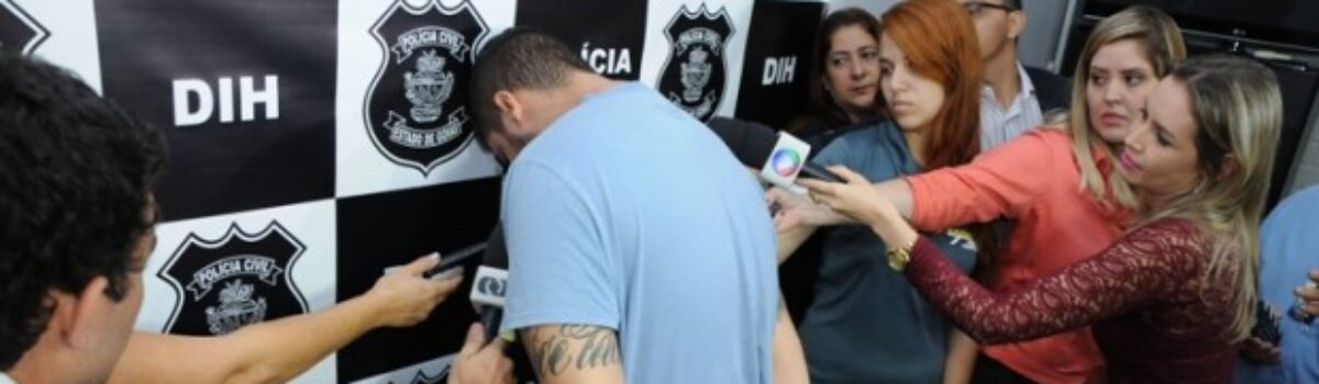 Por esbarrão: Polícia Civil apresenta suspeito de matar empresário em bar no Marista