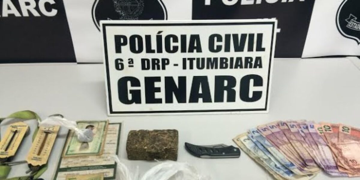 GENARC de Itumbiara prende traficante em flagrante