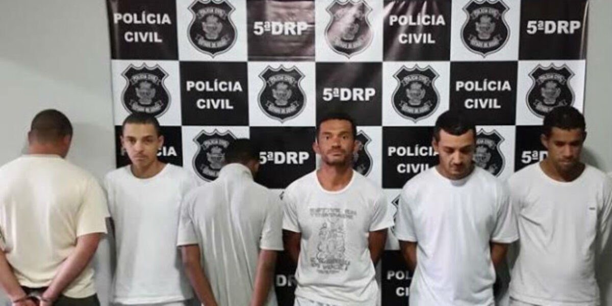 Mandados de prisão cumpridos: GIH de Luziânia prende seis suspeitos de três homicídios