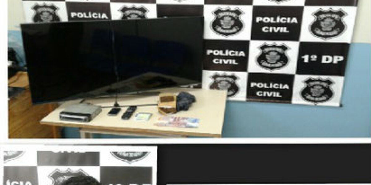 Polícia Civil de Formosa prende suspeito de receptação e tráfico