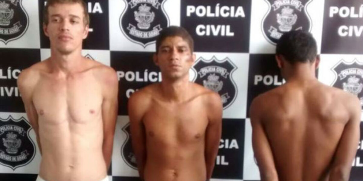 Polícia Civil de Novo Gama prende em flagrante três envolvidos em furto