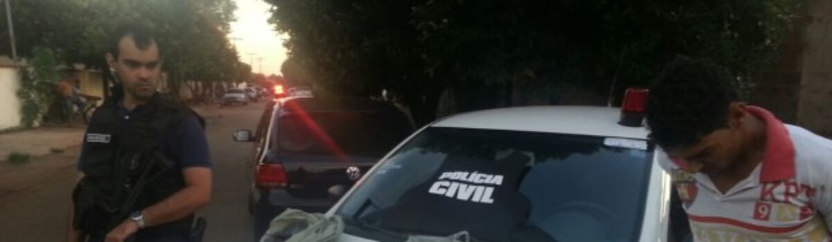 Conhecido da polícia, jovem traficante é preso em São Luís de Montes Belos