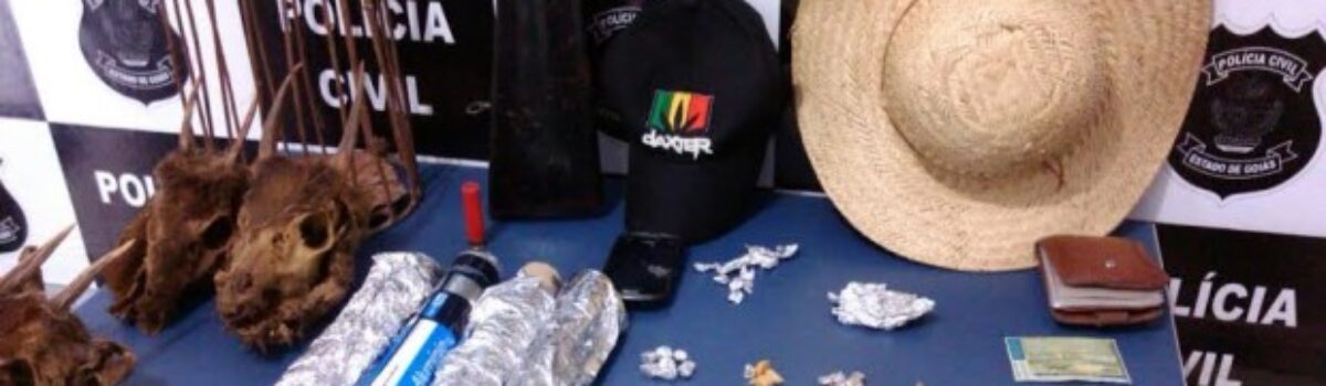 Pedreiro é preso por tráfico de drogas em Niquelândia