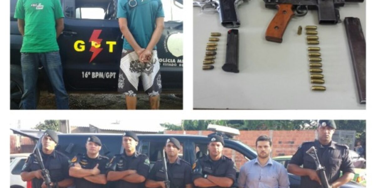 Operação conjunta entre PC e PM apreende sub-metralhadora em Formosa