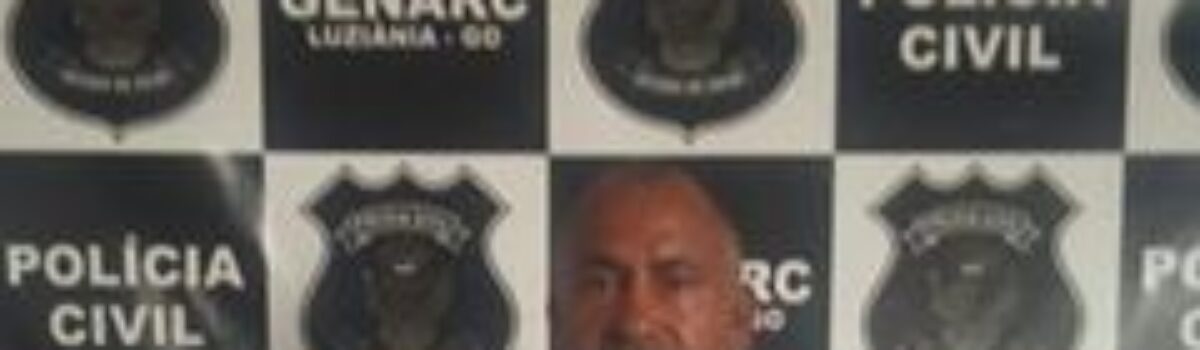 Acusado de homicídio no DF é preso pelo GENARC de Luziânia