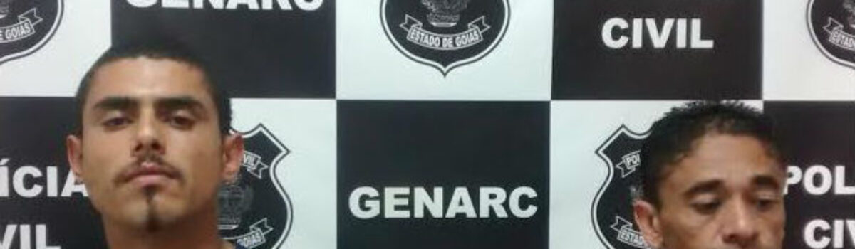 Dupla de traficantes é presa em Águas Lindas