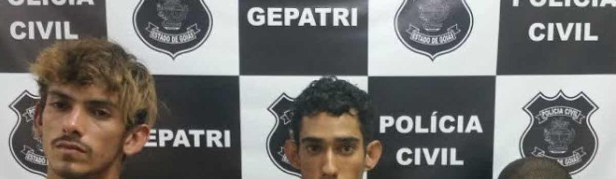 GEPATRI de Itumbiara prende suspeitos de de crimes de roubo, receptação e tráfico