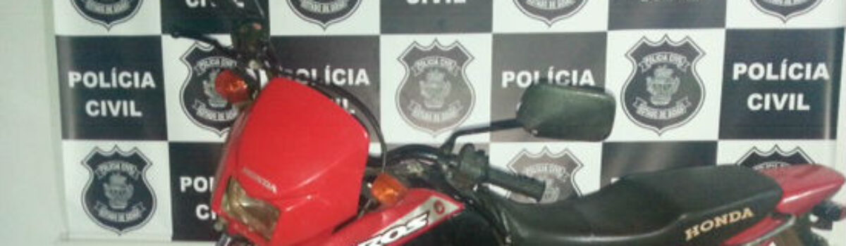 Motocicletas roubadas são recuperadas em Joviânia