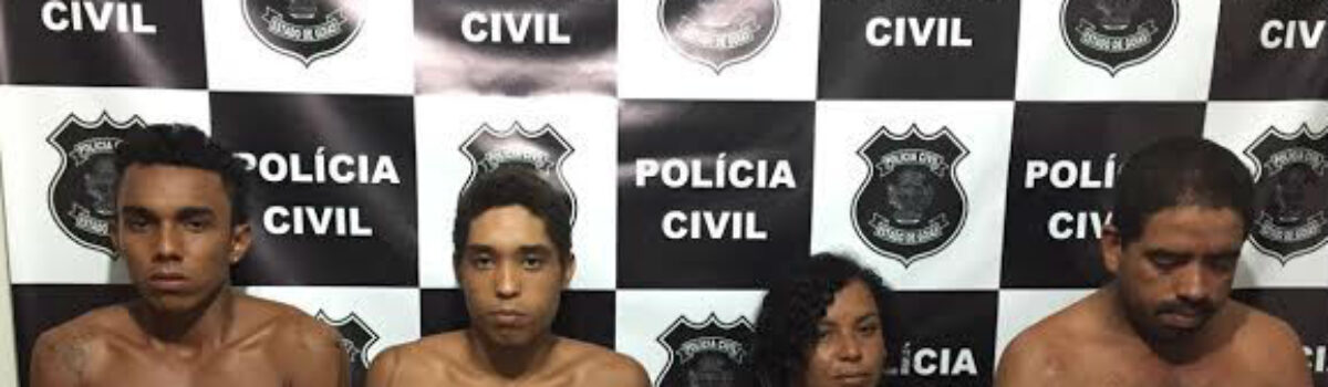 Polícia Civil apresenta suspeitos de homicídio brutal ocorrido na cidade de Cachoeira Dourada
