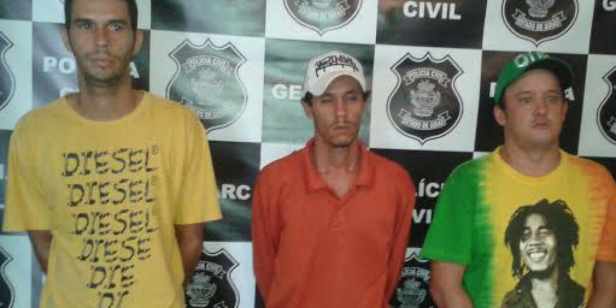 GENARC de Goianésia prende trio suspeito de tráfico no médio norte goiano