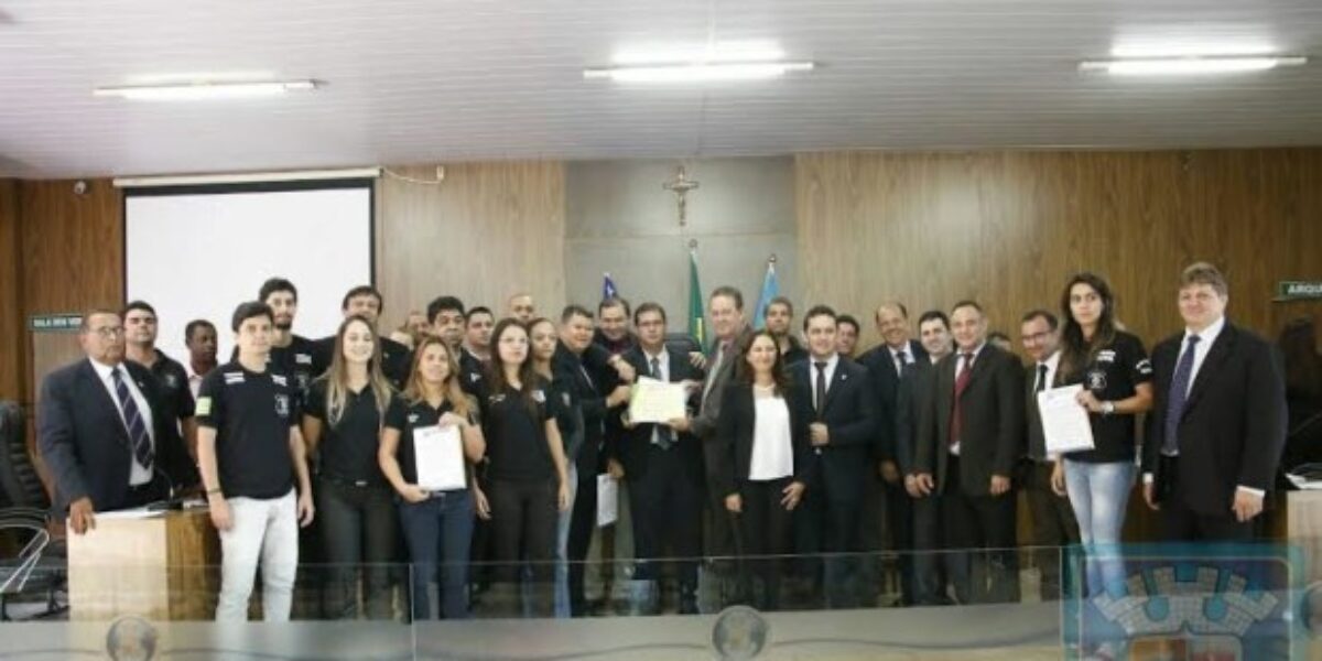 PC homenageada na Câmara Municipal de Caldas Novas