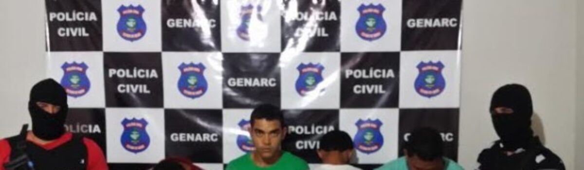 Traficante e suspeitos de homicídio são presos em Posse