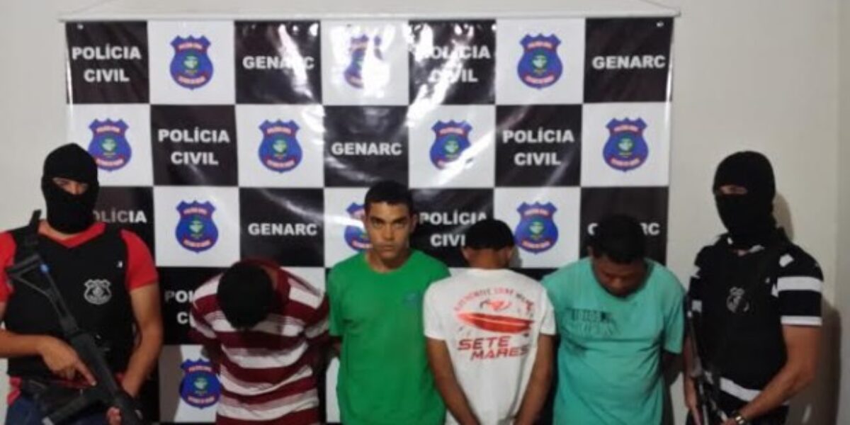 Traficante e suspeitos de homicídio são presos em Posse
