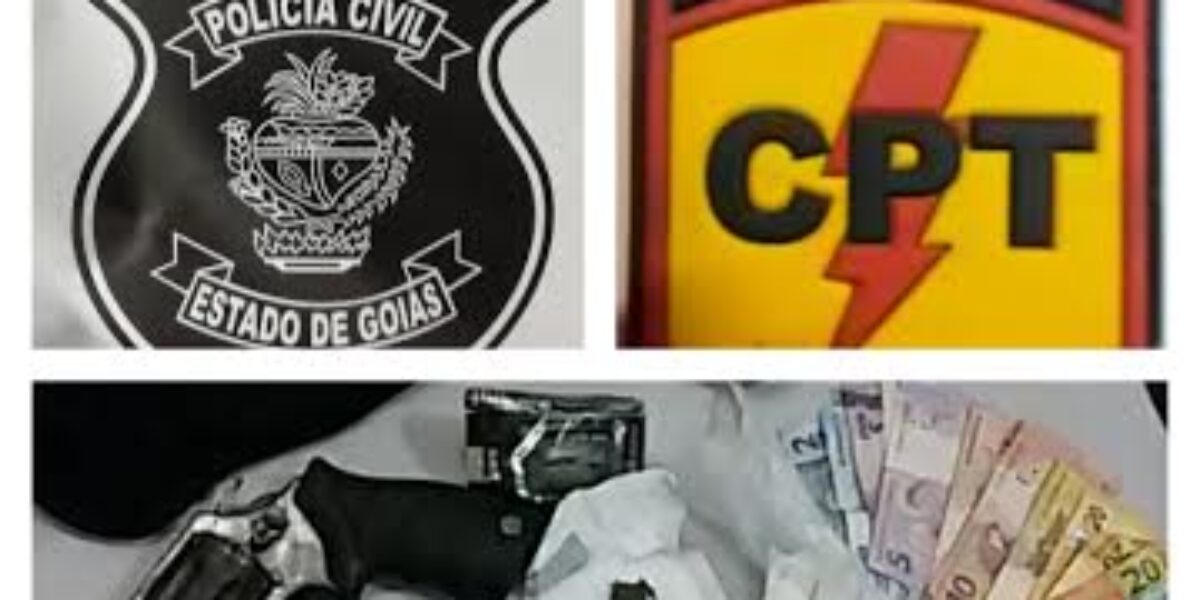 Ação conjunta entre polícias apreende arma e drogas em Formosa