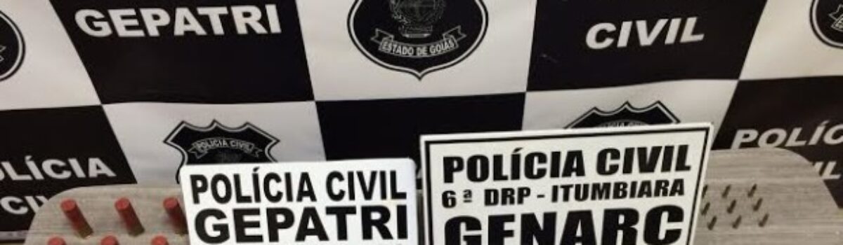 GEPATRI de Itumbiara prende dois por posse ilegal de arma de fogo