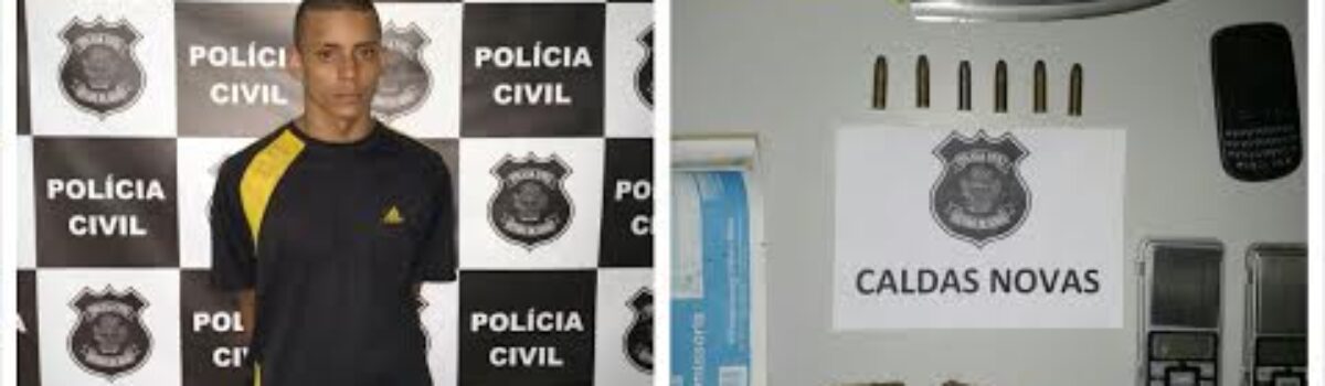Detento é novamente preso por tráfico em Caldas Novas