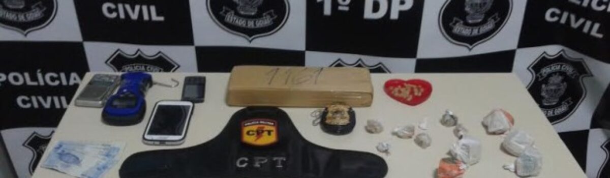Foragido da Justiça é preso com drogas em Formosa